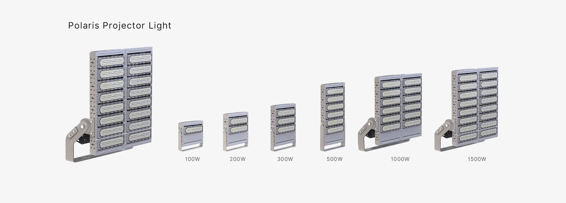 Polaris projector light power range lineup