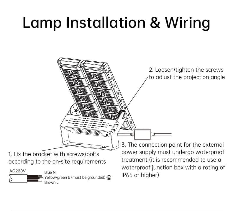 Polaris lamp installation and wiring diagram