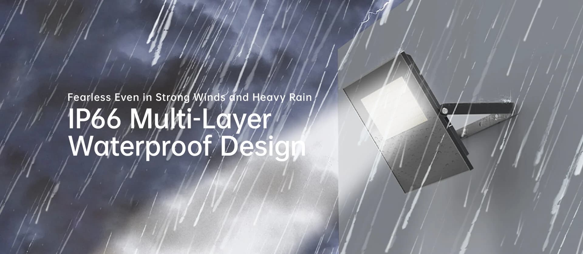 Uranus flood light IP66 multi layer waterproof design