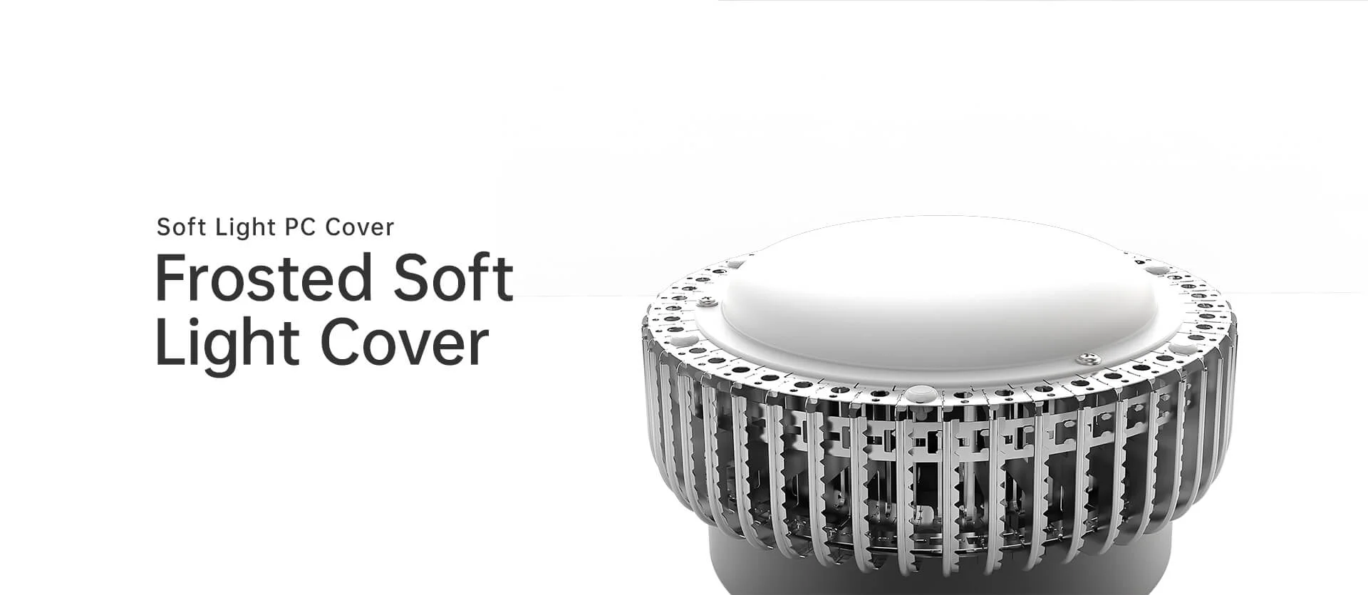 Gaia S high bay light frosted soft light cover