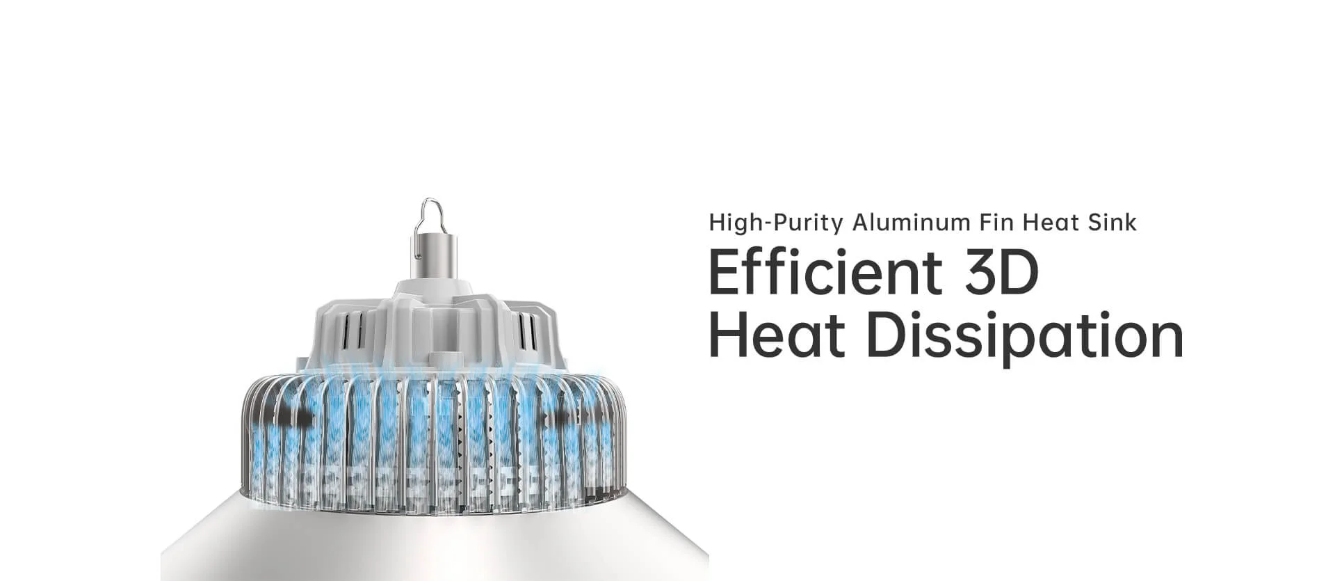 Gaia S high bay light 3D heat dissipation