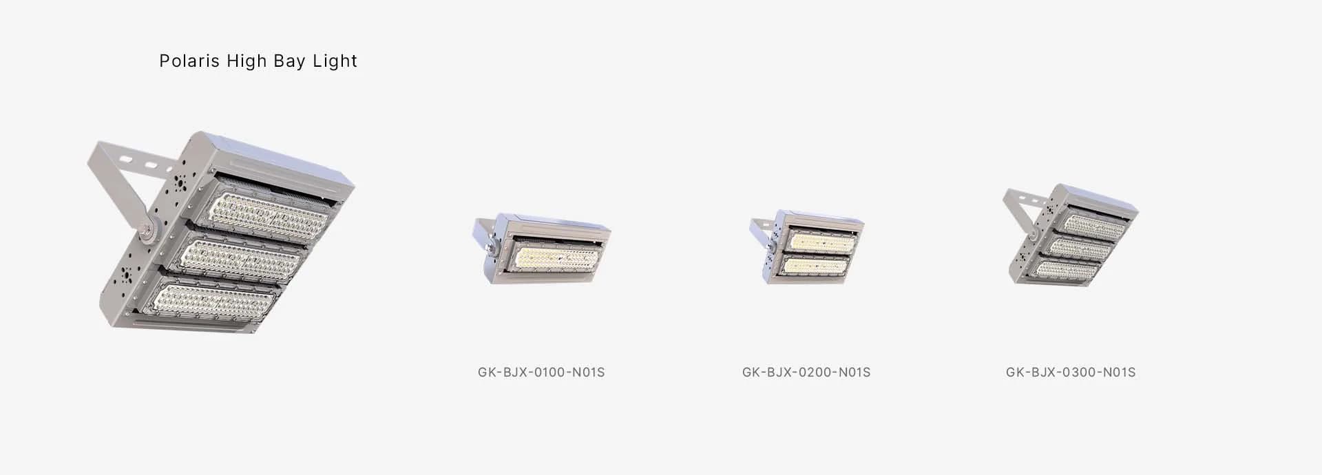 Polaris GK-BJX LED-High-Bay-Leuchte — Modellübersicht