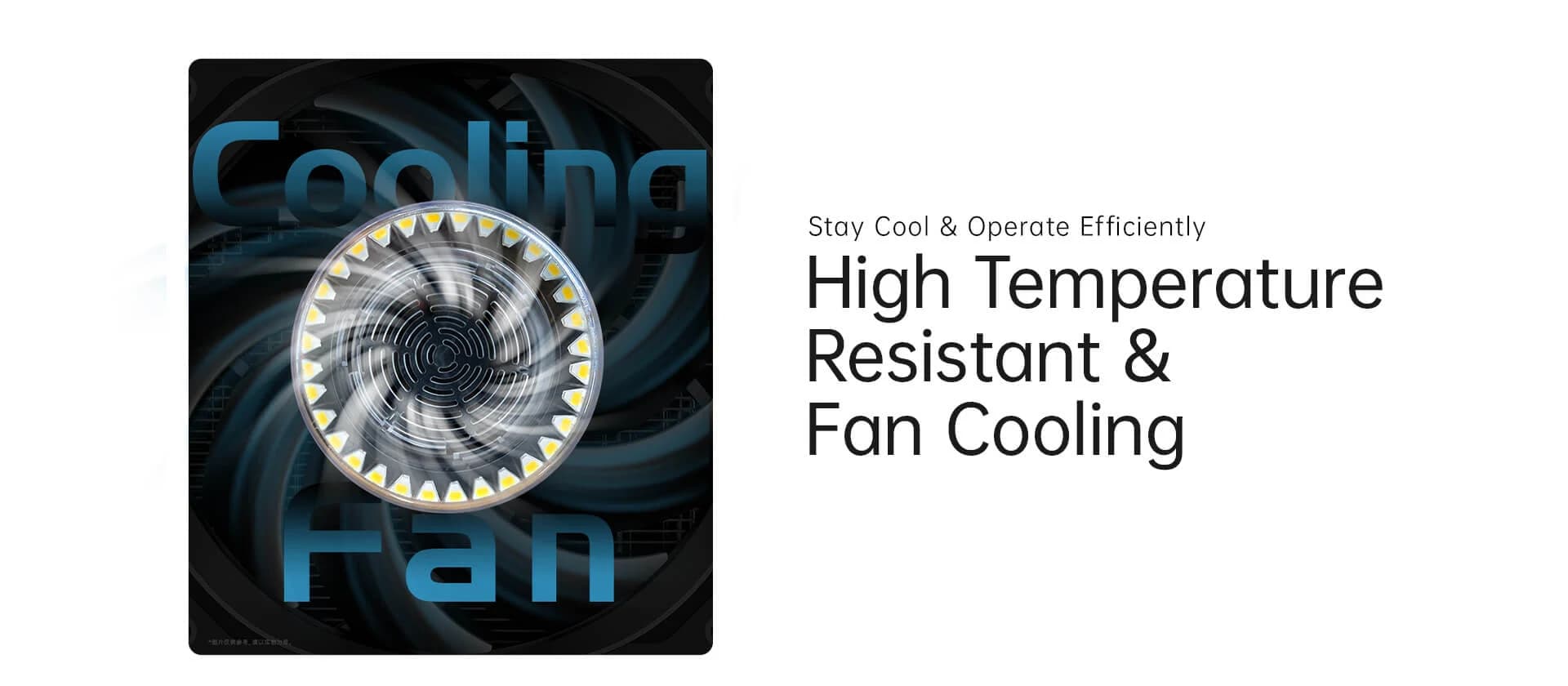 Corn Light Omnidirectional fan cooling thermal management graphic