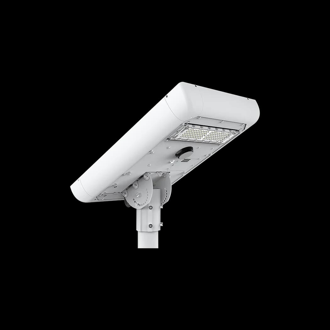 Hulk-E-3rd Solar-Straßenleuchte mit AC-Netz-Backup Produkt-Rendering
