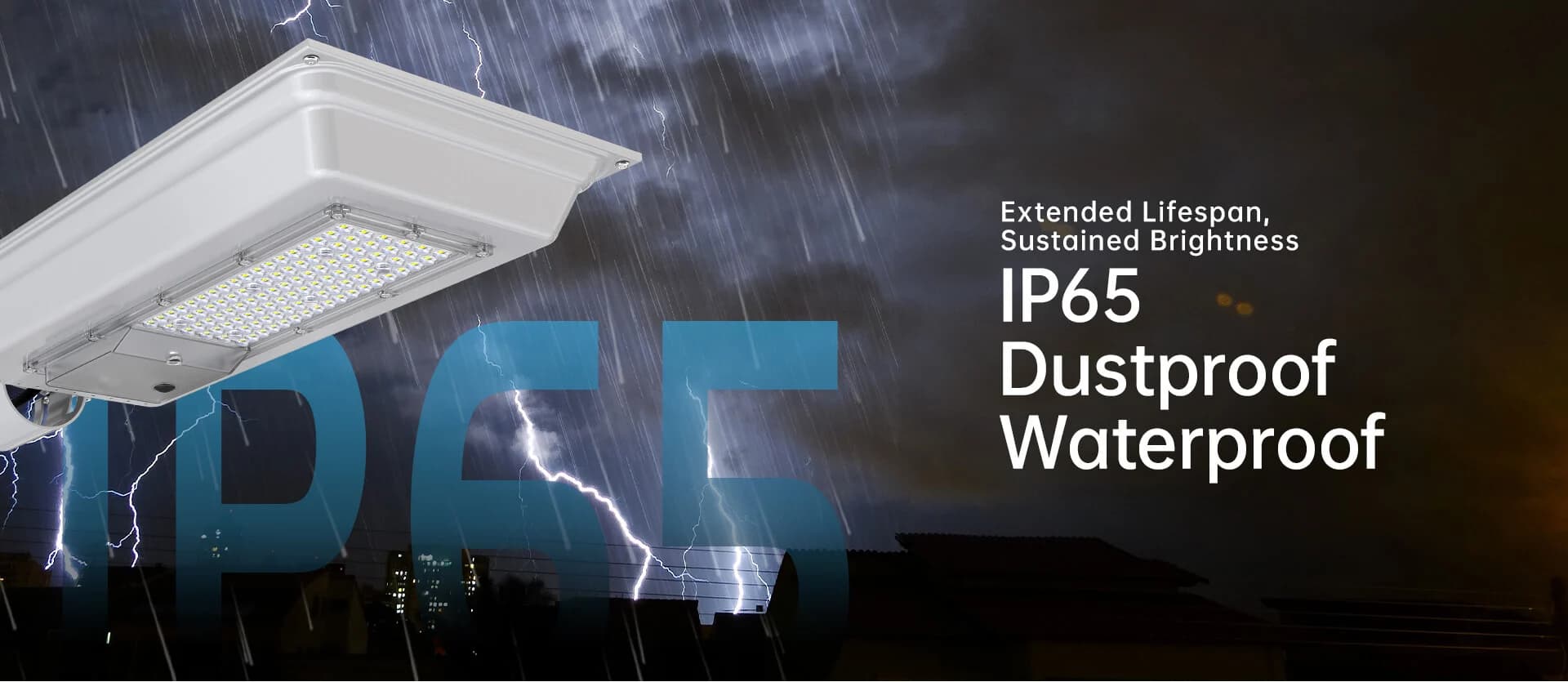 Sunflower AC/Solar street light IP65 dustproof and waterproof graphic