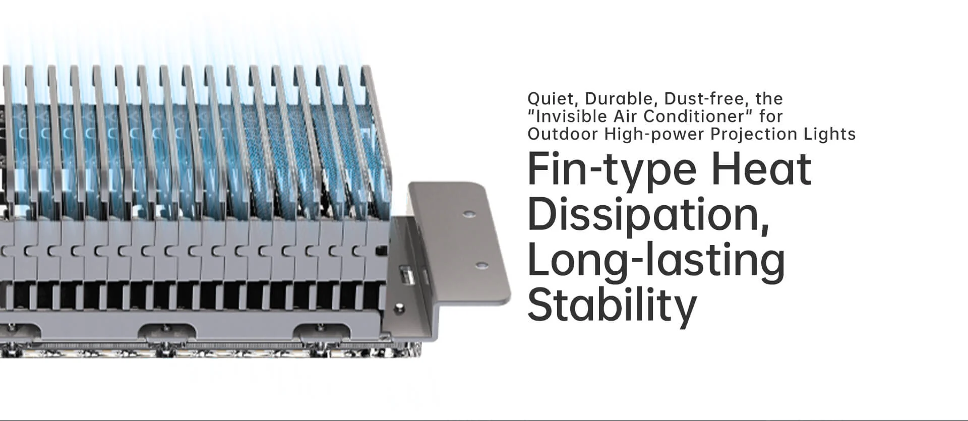 Warrior Star fin type heat dissipation detail