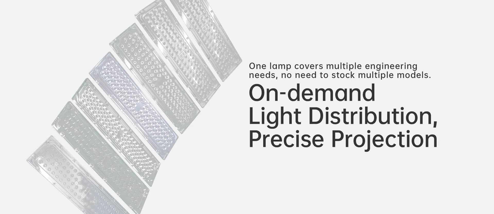 Warrior Star optical distribution lens graphic
