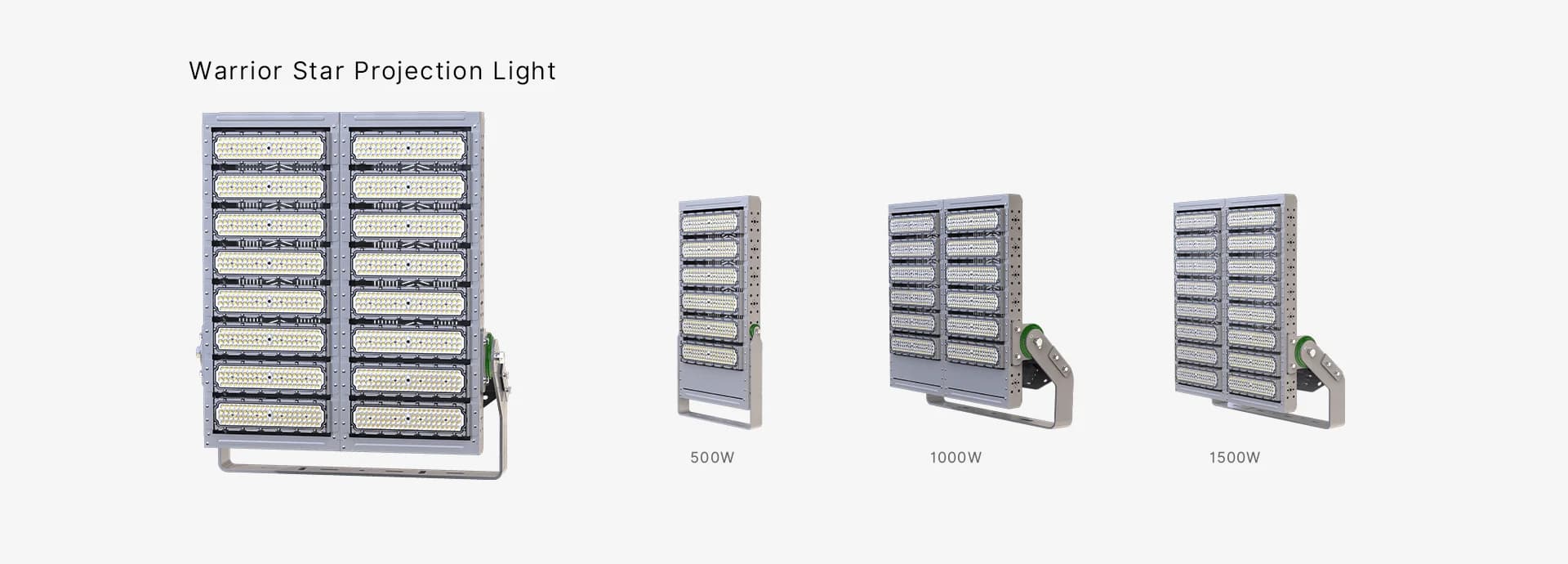 Warrior Star LED stadium light model lineup