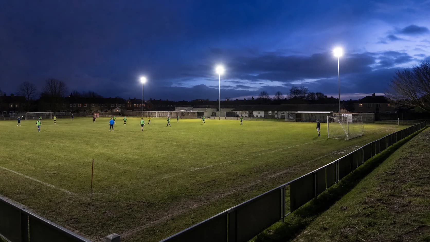 LED football field lighting