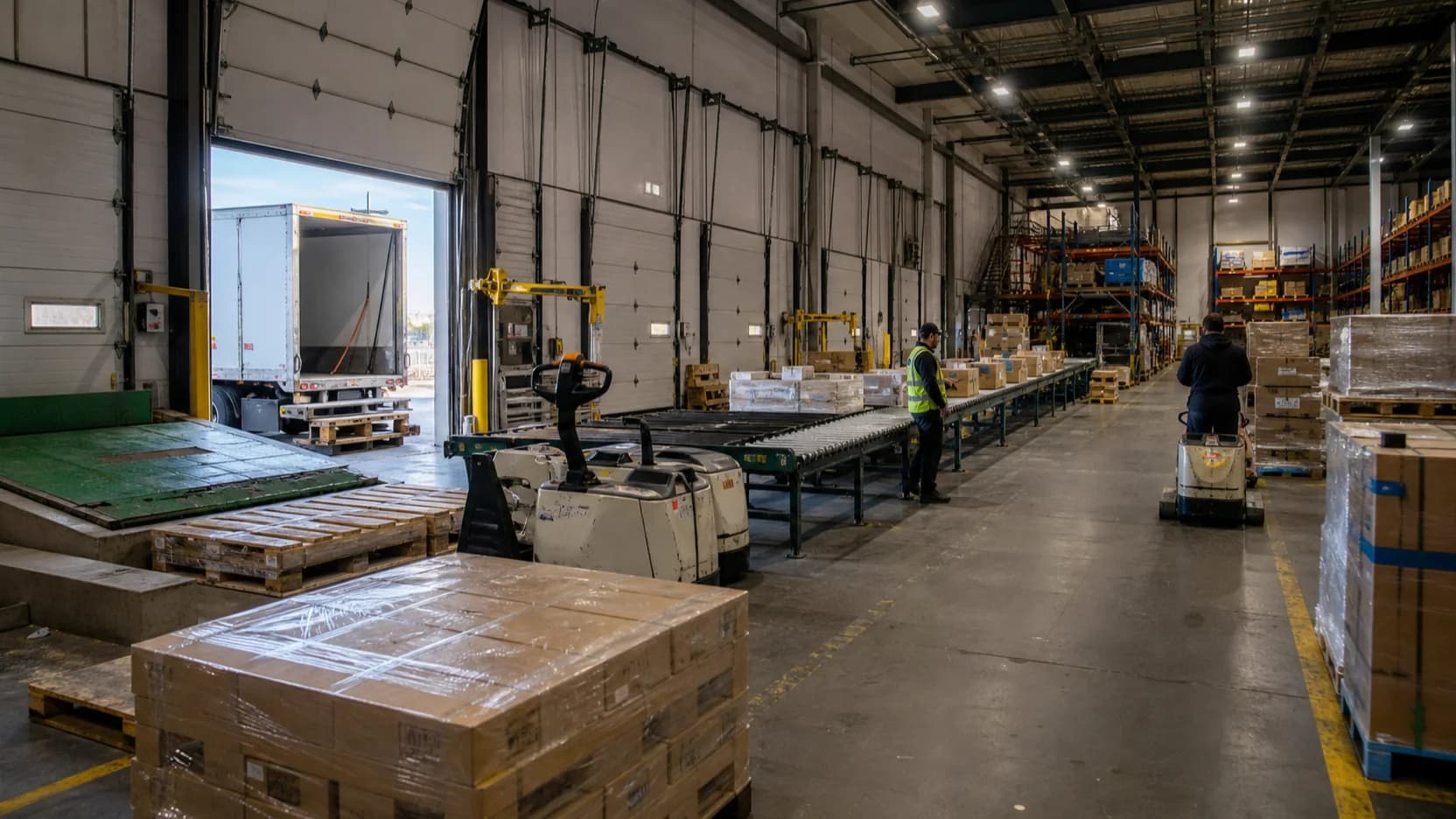 LED logistics centre lighting