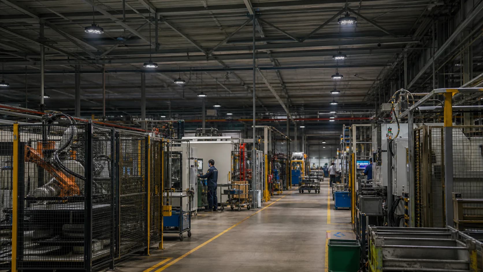 LED production hall lighting